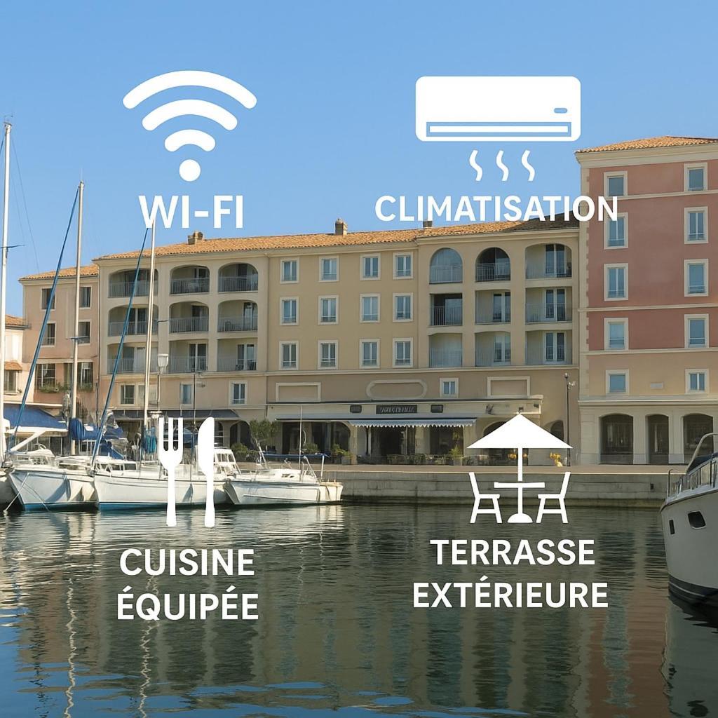 Appartement Les Terrasses Du Port Bagian luar foto